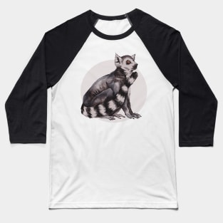 Ring-Tailed Lemur Baseball T-Shirt